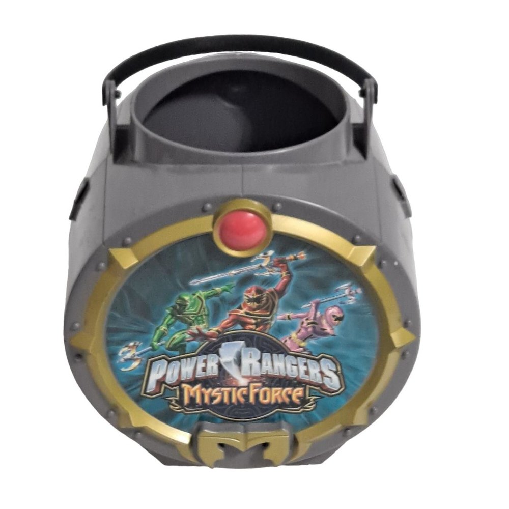 Power Rangers Mystic Force Folding Halloween Candy Bucket Disguise 2006 BVS